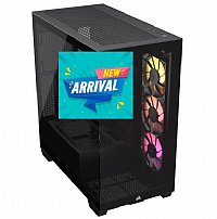 CPU Express Air RTX 4060 Gaming PC Intel Core i5-14600KF  32GB RAM  1TB SSD  Win 11, Panoramic Tempered Glass