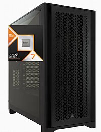 Custom AMD Ryzen 7 9800X3D Barebones PC 8 Core 16 Threads 5.2 GHz Max Boost, 1000GB NVMe SSD, 32GB DDR5 RAM