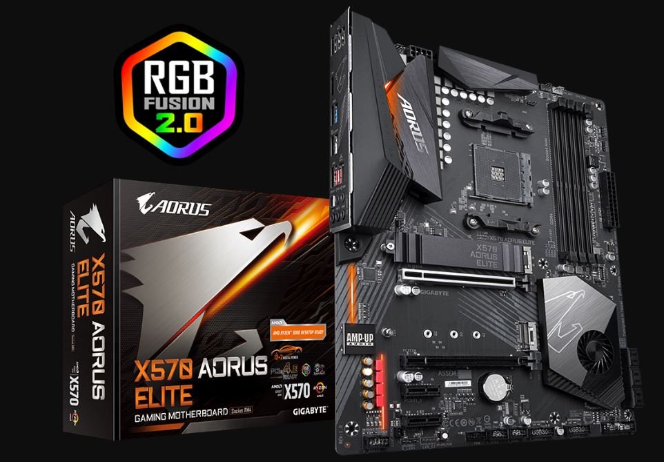 Gigabyte Motherboard X570 Aorus Elite Amd Ryzen Am4 X570 Max.128gb Ddr4 Atx