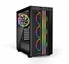 be quiet! Pure Base 500 FX ATX Midi Tower PC case | ARGB 4 Pre-Installed Light Wings PWM Fans Tempered Glass Window Black