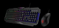 MSI Forge GK100 Combo – Gaming RGB Keyboard & Mouse Set, 19-Key Anti-Ghosting, 6400 DPI Optical Sensor