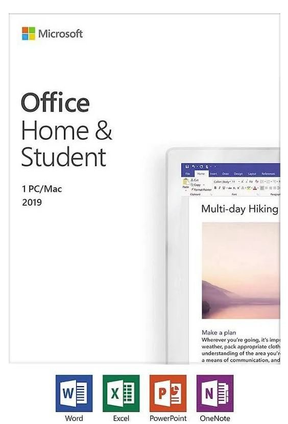 what comes with microsoft office and student 2019