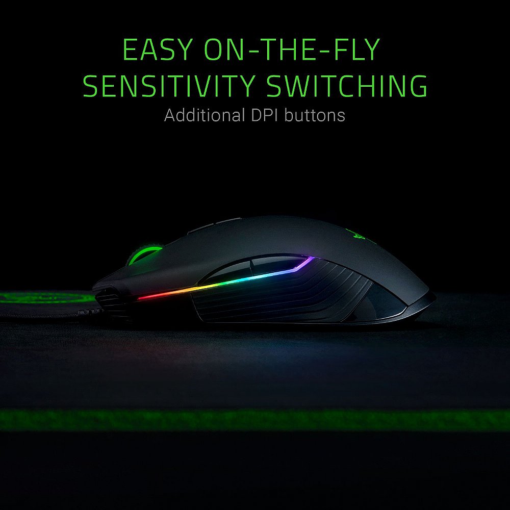 Razer Lancehead Tournament Edition Professional Grade Chroma Ambidextrous Gaming Mouse Rz01 02130100 R3u1