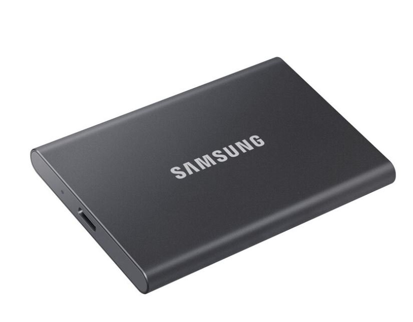 Portable SSD T7 USB 3.2 1TB (Gray) Memory & Storage - MU-PC1T0T/AM